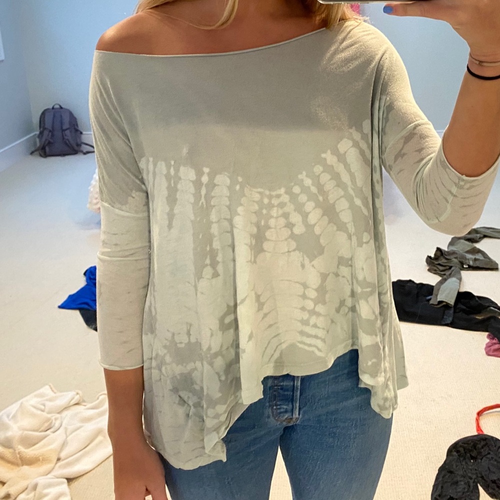 tie-dye free people top